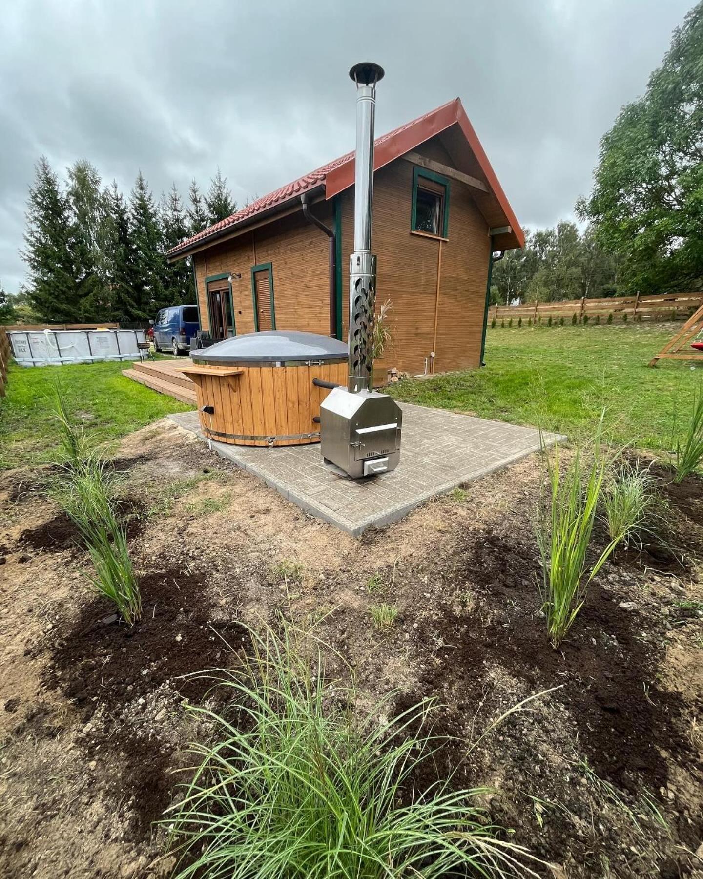 Zielona Chatka Nad Sapina Pozezdrze Exteriér fotografie